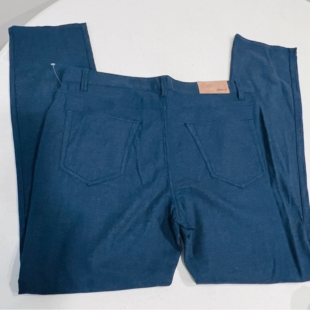 JOHNNIE-O London Brushed Twill 5 Pocket Pants Men 34x32 Indigo Blue $168 NWOT